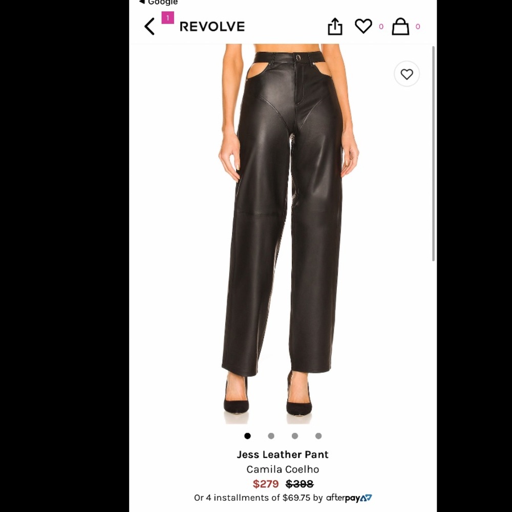 Camila Coelho - Jess Leather Pant